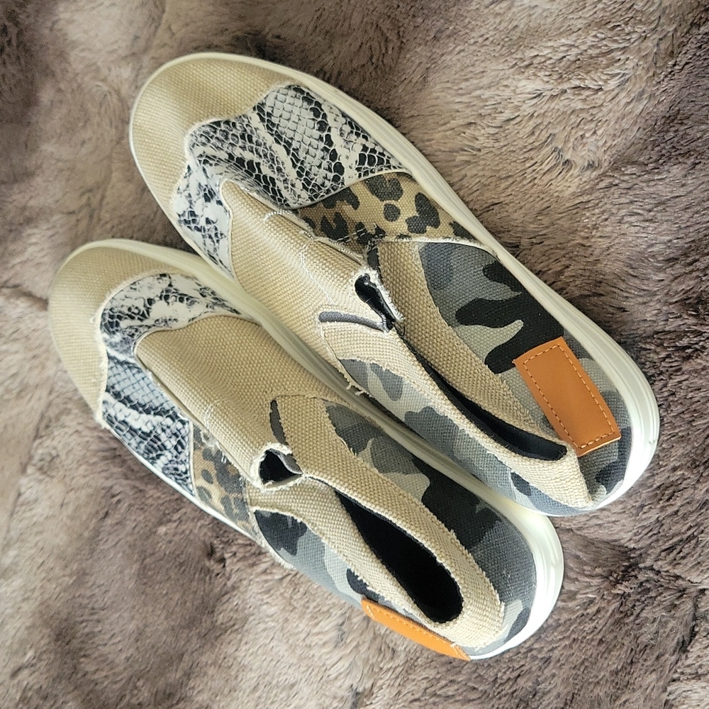 Pull On Leopard Shoes